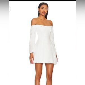 Beautiful White Off the Shoulder Dress